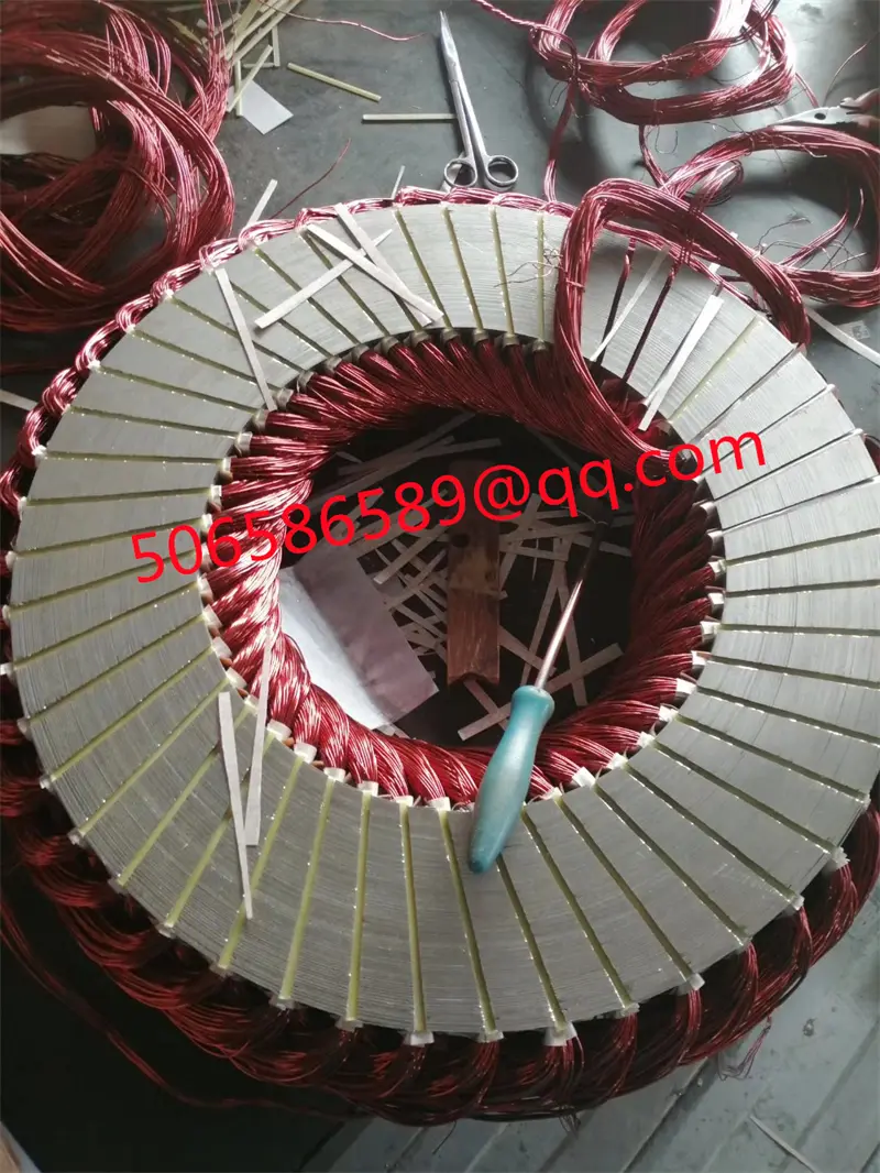aksial fluks stator laminering stemplingsmaskin med vikling