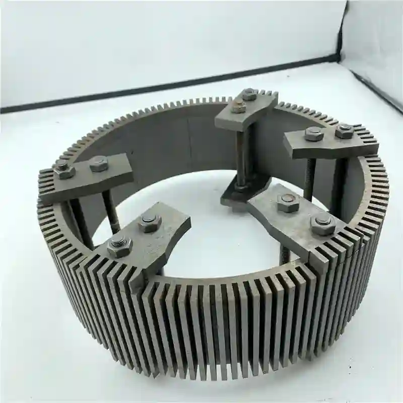 Nieuwe energie hub motor ijzeren kern stator draad snijden